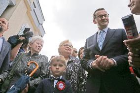 A walk with Mateusz Morawiecki Polish Prime Minister