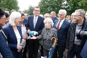 A walk with Mateusz Morawiecki Polish Prime Minister