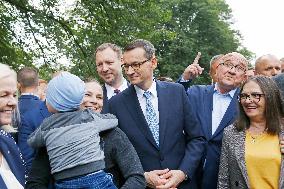 A walk with Mateusz Morawiecki Polish Prime Minister