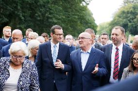 A walk with Mateusz Morawiecki Polish Prime Minister