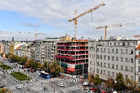 The Flow Building, construction site