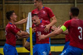Czech Team celebrate a goal