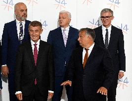 Edi Rama, Andrej Babis, Dusko Markovic, Viktor Orban, Arbar Vllahiu