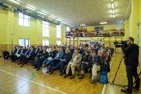 presentation of plan to extend coal mining in Polish Turow mine near Czech-Polish border