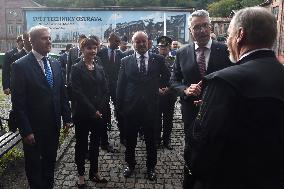 Tibor Benko, Barbara Cwiorova, Peter Gajdos, Lubomir Metnar, meeting of defence ministers of Visegrad Four countries