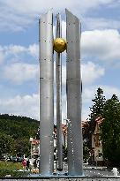 Luhacovice, fountain