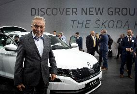 Karel Gott, Skoda Kodiaq, car, World premiere