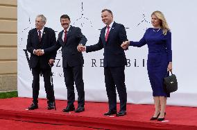 Milos Zeman, Janos Ader, Andrzej Duda, Zuzana Caputova