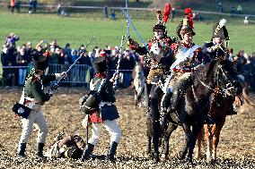 Battle of Austerlitz (Slavkov), 214th anniversary, soldiers, horses, Napoleonic army, Russo-Austrian coalition, army