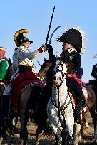 Battle of Austerlitz (Slavkov), 214th anniversary, soldiers, horses, Napoleonic army, Russo-Austrian coalition, army