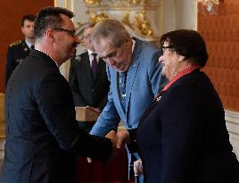 Lubos Dorfl, Milos Zeman, Marie Benesova