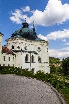 castle, Krtiny, church Panny Marie, Morava