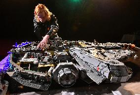 Radek Popik, Star Wars Millenium Falcon ship made from Lego