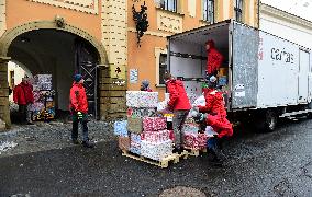 Christmas packages for children from Ukraine