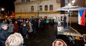 demonstration for Czech Prime Minister Andrej Babis's resignation in Decin