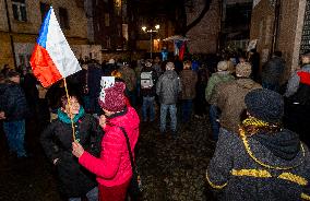 demonstration for Czech Prime Minister Andrej Babis's resignation in Decin