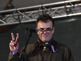 Tomas Czernin, TOP 09, demonstration, protest march for Czech Prime Minister Andrej Babis's resignation in Prague