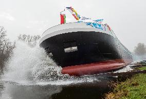 Boat, shipyards Barkmet Lhotka nad Labem, river Labe