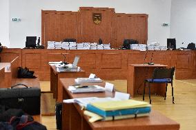 Evidence in a courtroom