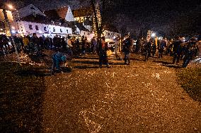 demonstration for Czech Prime Minister Andrej Babis's resignation in Budweis