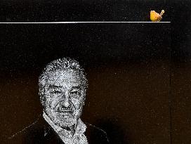 grave of late Czech pop star Karel Gott