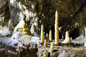 The Macocha Abyss, the Macocha Gorge, Moravian Karst, river