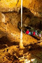 The Macocha Abyss, the Macocha Gorge, Moravian Karst, river