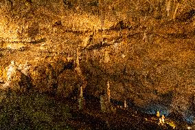 The Macocha Abyss, the Macocha Gorge, Moravian Karst, river