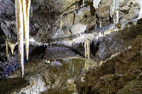 The Macocha Abyss, the Macocha Gorge, Moravian Karst, river