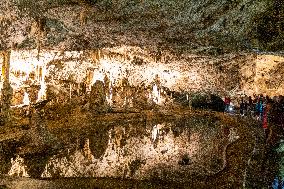 The Macocha Abyss, the Macocha Gorge, Moravian Karst, river