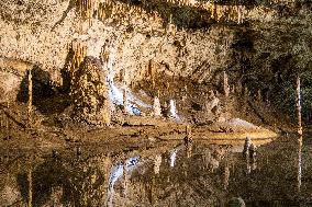 The Macocha Abyss, the Macocha Gorge, Moravian Karst, river