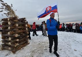 Traditional meeting of Czechs and Slovaks, Velka Javorina