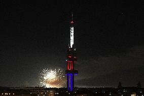 Thousands watch New Year firework staged by Prague group