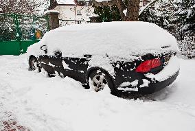 car, snow, weather, winter, transportation, automobile