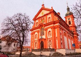 Stara Boleslav, city, town, building, church, The Church of the Assumption of the Virgin Mary