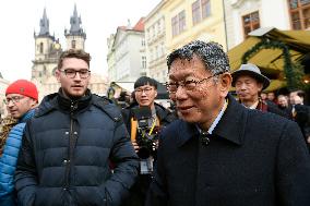 Taipei Mayor Ko Wen-je, Prague, Czech Republic