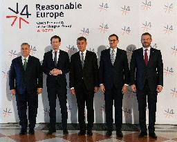 Viktor Orban, Sebastian Kurz, Andrej Babis, Mateusz Morawiecki, Peter Pellegrini