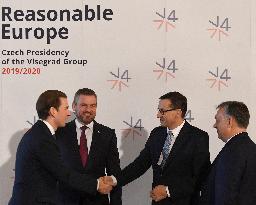 Sebastian Kurz, Peter Pellegrini, Mateusz Morawiecki, Viktor Orban