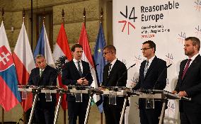 Viktor Orban, Sebastian Kurz, Andrej Babis, Mateusz Morawiecki, Peter Pellegrini