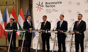 Viktor Orban, Sebastian Kurz, Andrej Babis, Mateusz Morawiecki, Peter Pellegrini