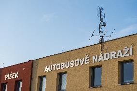 Pisek bus station, energy self-sufficient building