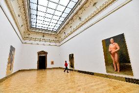 exhibition The Duck of Belgian painter Michael Borremans