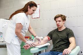 blood donor, Hospital of St. Anna in Brno