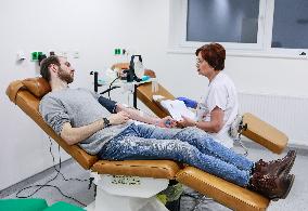 blood donor, Hospital of St. Anna in Brno