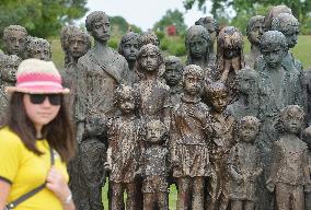 People, 77th anniversary of the obliteration of the Lidice village