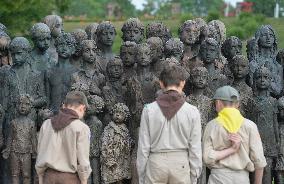 People, 77th anniversary of the obliteration of the Lidice village