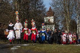 Slavic carnival, masks, mask, colours