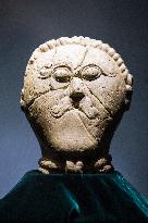 Celtic stone head of Msecke Zehrovice