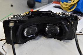 a high-resolution virtual reality headset, company VRgineers