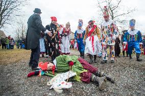 carnival, mask, Czech Republic, Open-air Musem Kourim